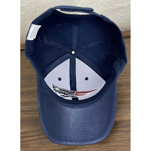 New England Patriots NFL Adjustable One Size Fits All Blue Cap Hat - Picture 6 of 7